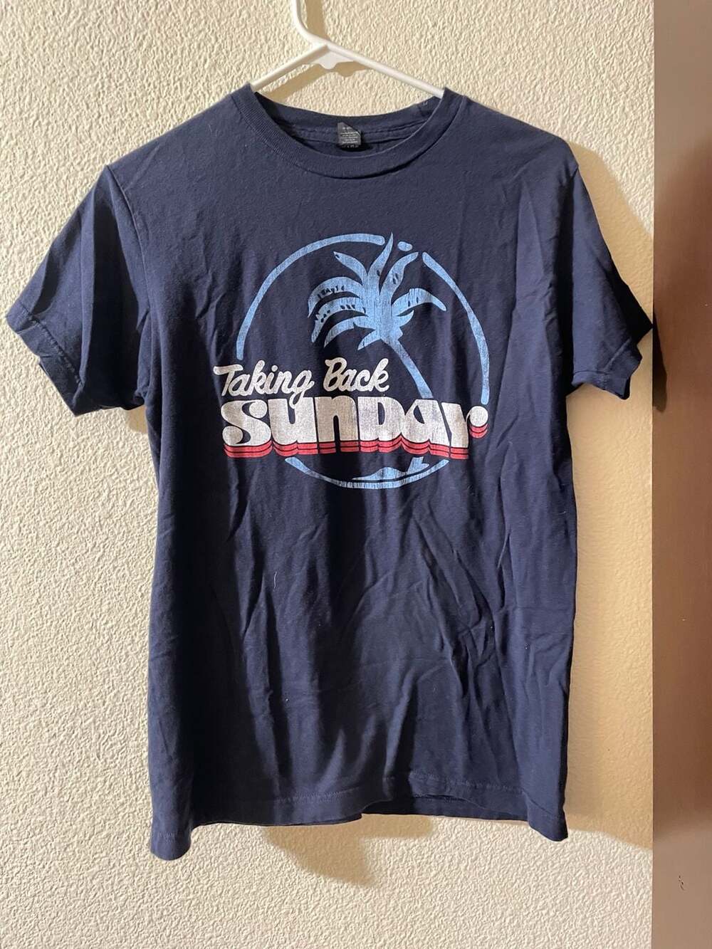 Tultex Taking Back Sunday Summer Tour 2016 T-Shirt Size M Blue